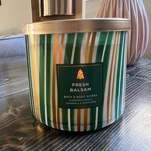 Fresh Balsam 3 Wick Candle